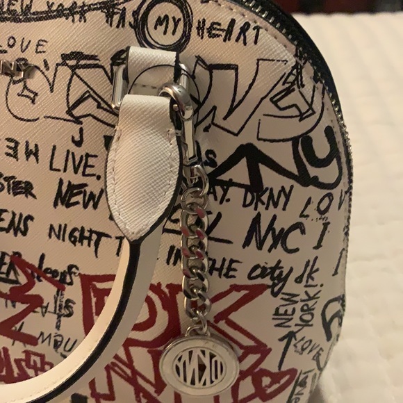 Brand new DKNY Bryant Dome Satchel graffiti!! - Picture 3 of 9